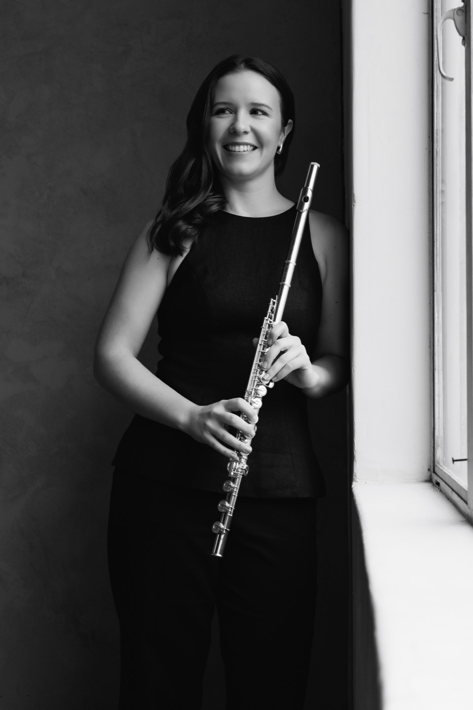 Lauren Gorman with her flute